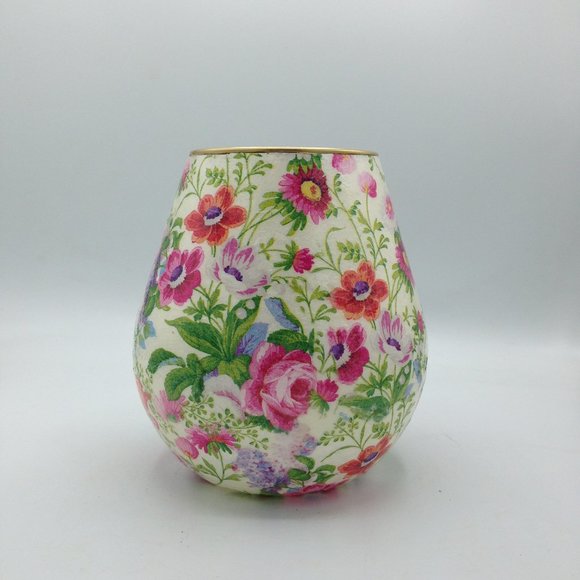 Spring Garden Collection on a 6" Bell Shape Vase - Picture 1 of 1